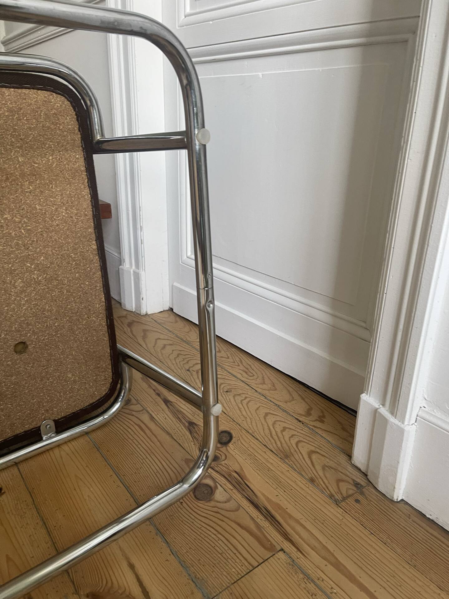 Chauffeuse vintage marron années 70