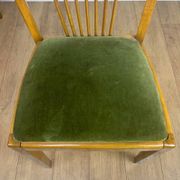 Duo de chaises à barreaux style scandinave années 50