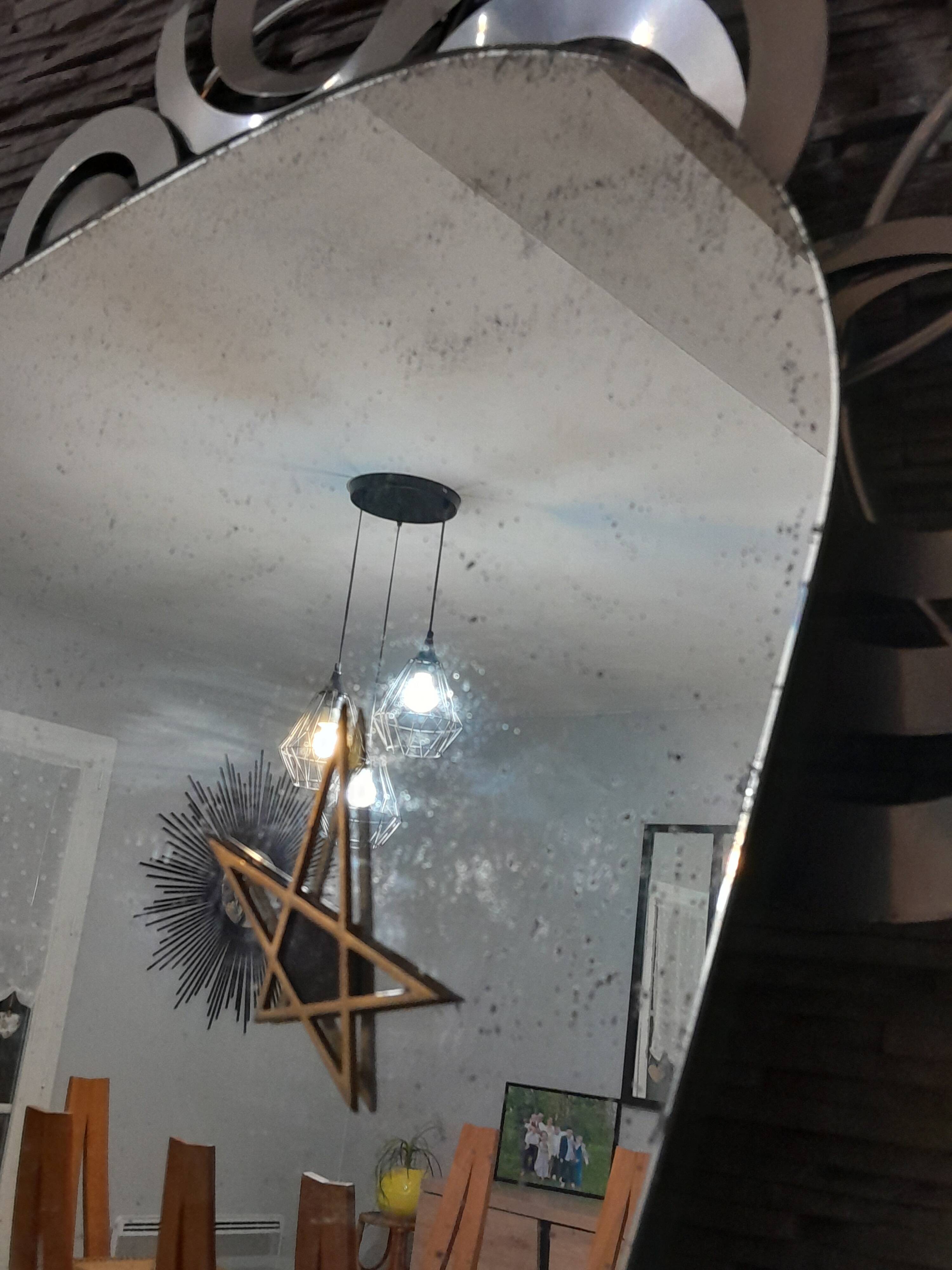 Vintage hairdresser's dressing table from the 50s rockabilly Formica barber