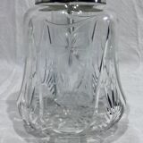 Crystal and silver-plated jug