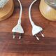 Pair of vintage Art Deco style bedside lamps