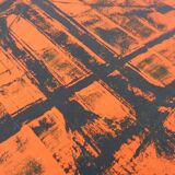 Brooklyn Bridge, New York, 1970s, Acrylic on Wood, Framed