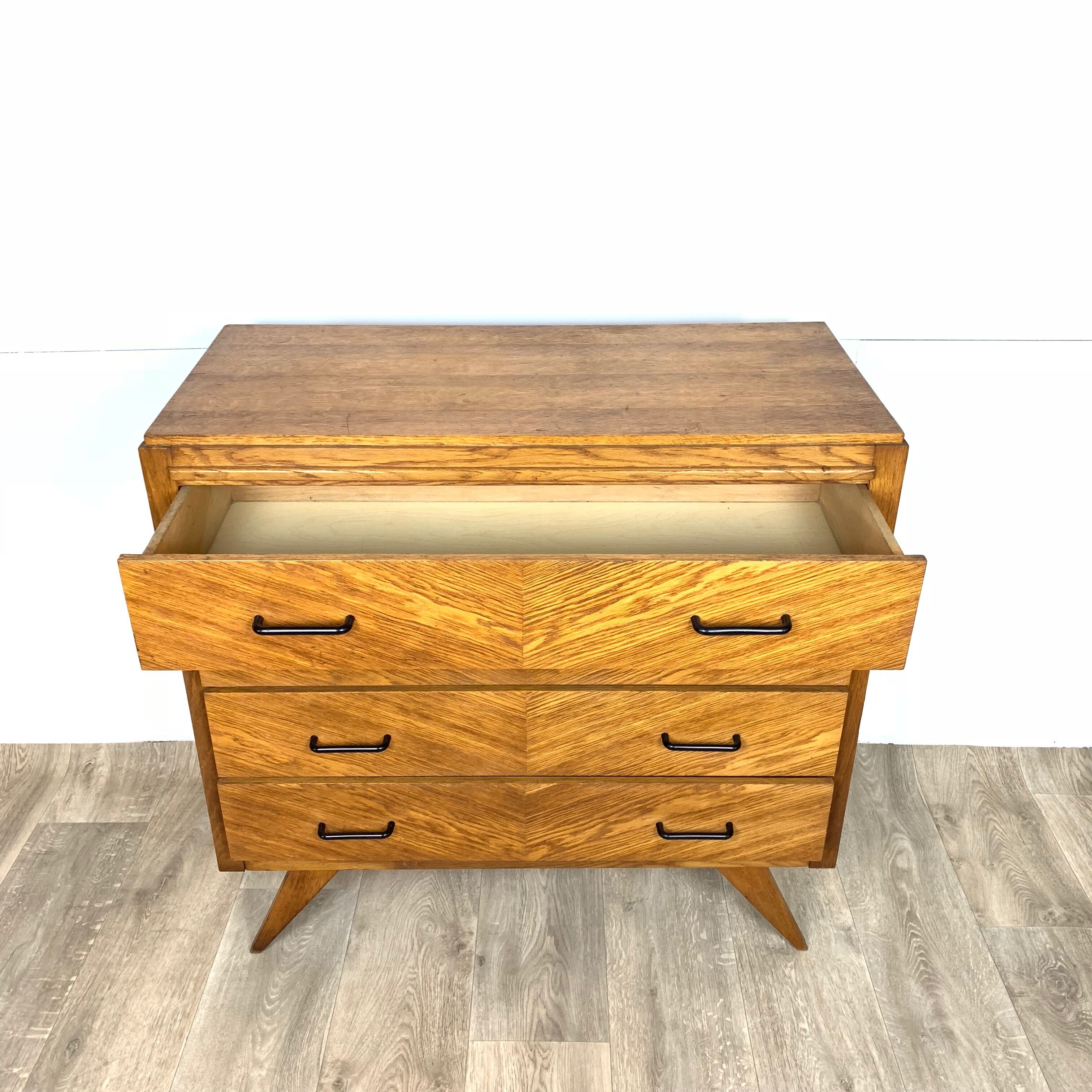 Chest of drawers vintage feet compass