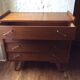 Commode vintage pieds compas