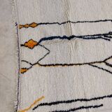 Handmade Moroccan Berber rug 202 X 147 CM