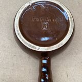 Set of 6 émile henry snail dishes in beige brown ceramic pan