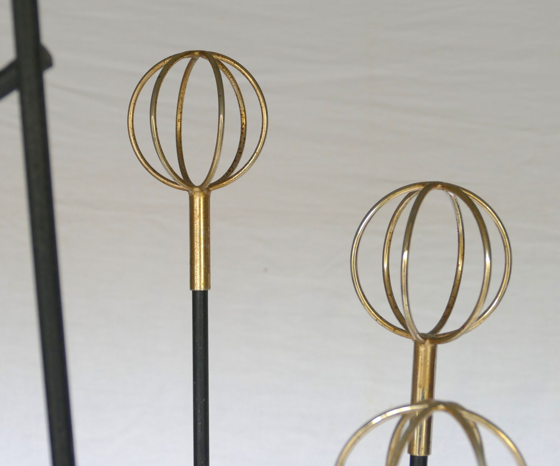 Vintage geo astrolabe coat rack 1950