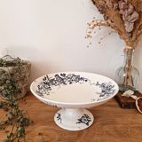 E.Bourgeois iron earth compote bowl