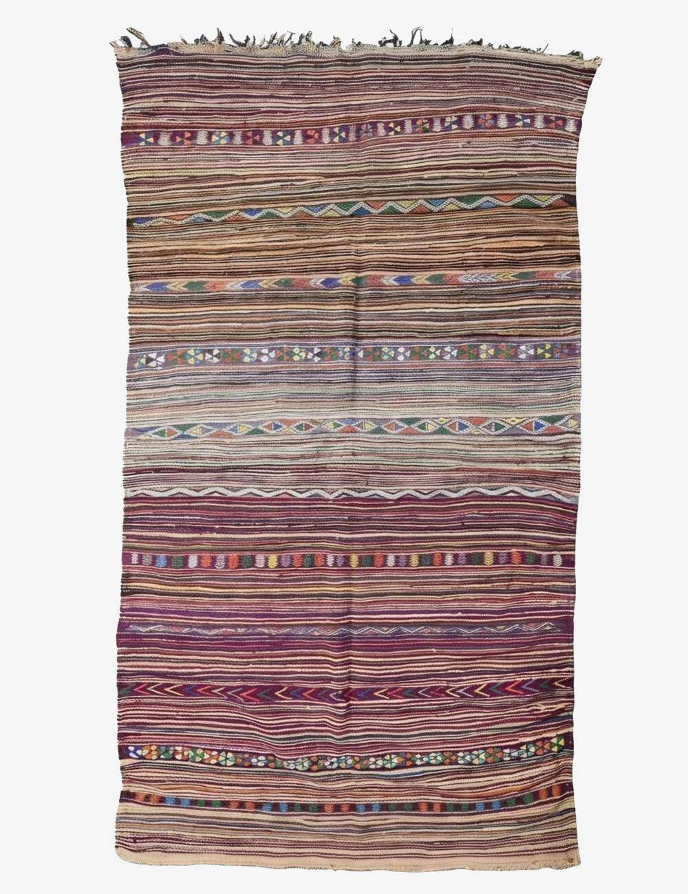 Tapis Kilim Boucherouite - 315 x 160 cm