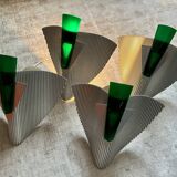 Pair of "trybeca" sconces by bernhard dessecker for ingo maurer, germany 19