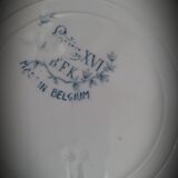 Quartet flat blue plates dessert 39