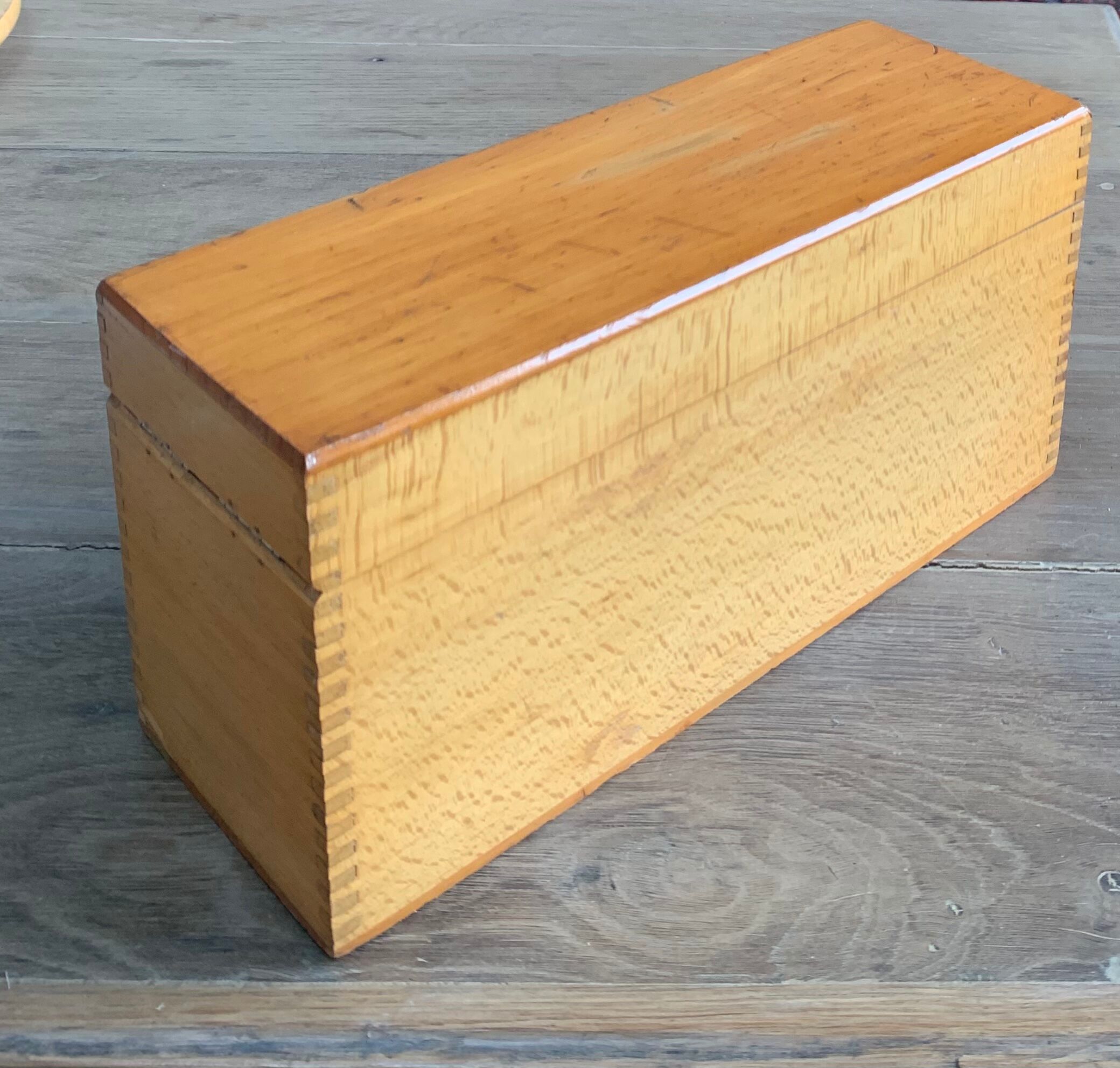 Vintage card box