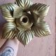 Pair of Masca flower wall lights