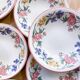 10 deep plates Staffordshire - England