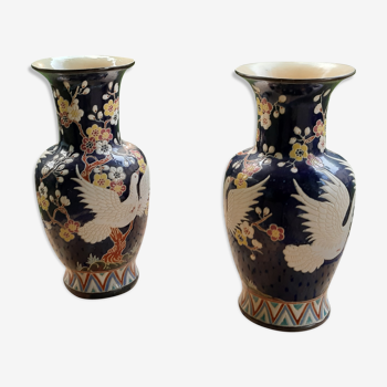 Paire de vases en céramique