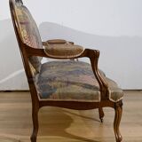 Louis XV style living room in walnut – 1920
