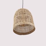 Rattan wicker light