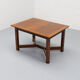 Table à manger Art Déco néerlandaise extensible des années 1920