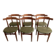 Ensemble de 6 chaises danoises de Hans Olsen pour le fabricant Frem Røjle