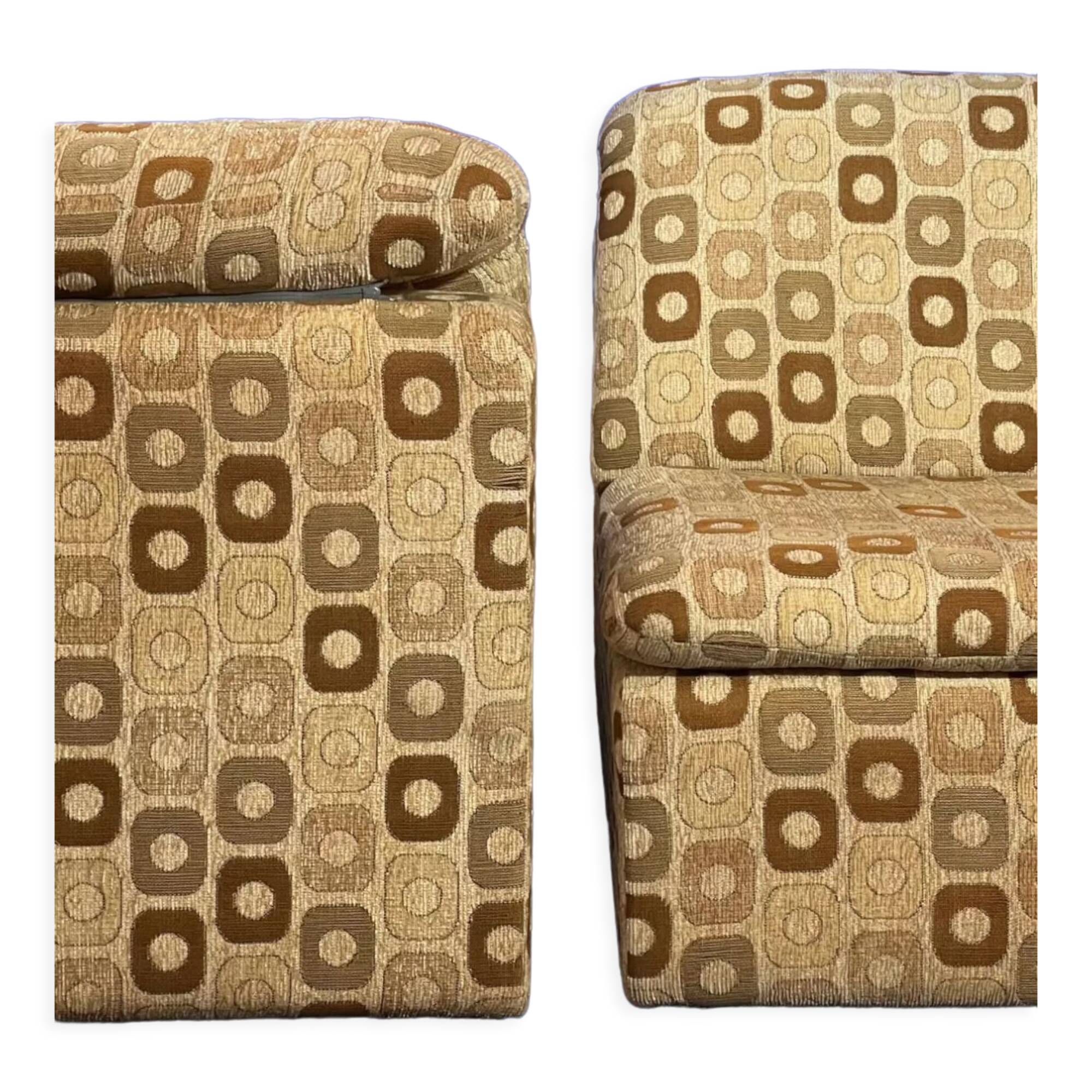 Modular sofa 2 heaters 70s