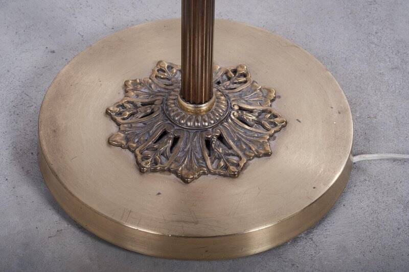 Danish 3-Arm Floor Lamp in Brass, 1960s
