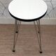 Vintage “SIF” round stool in formica and Eiffel legs.