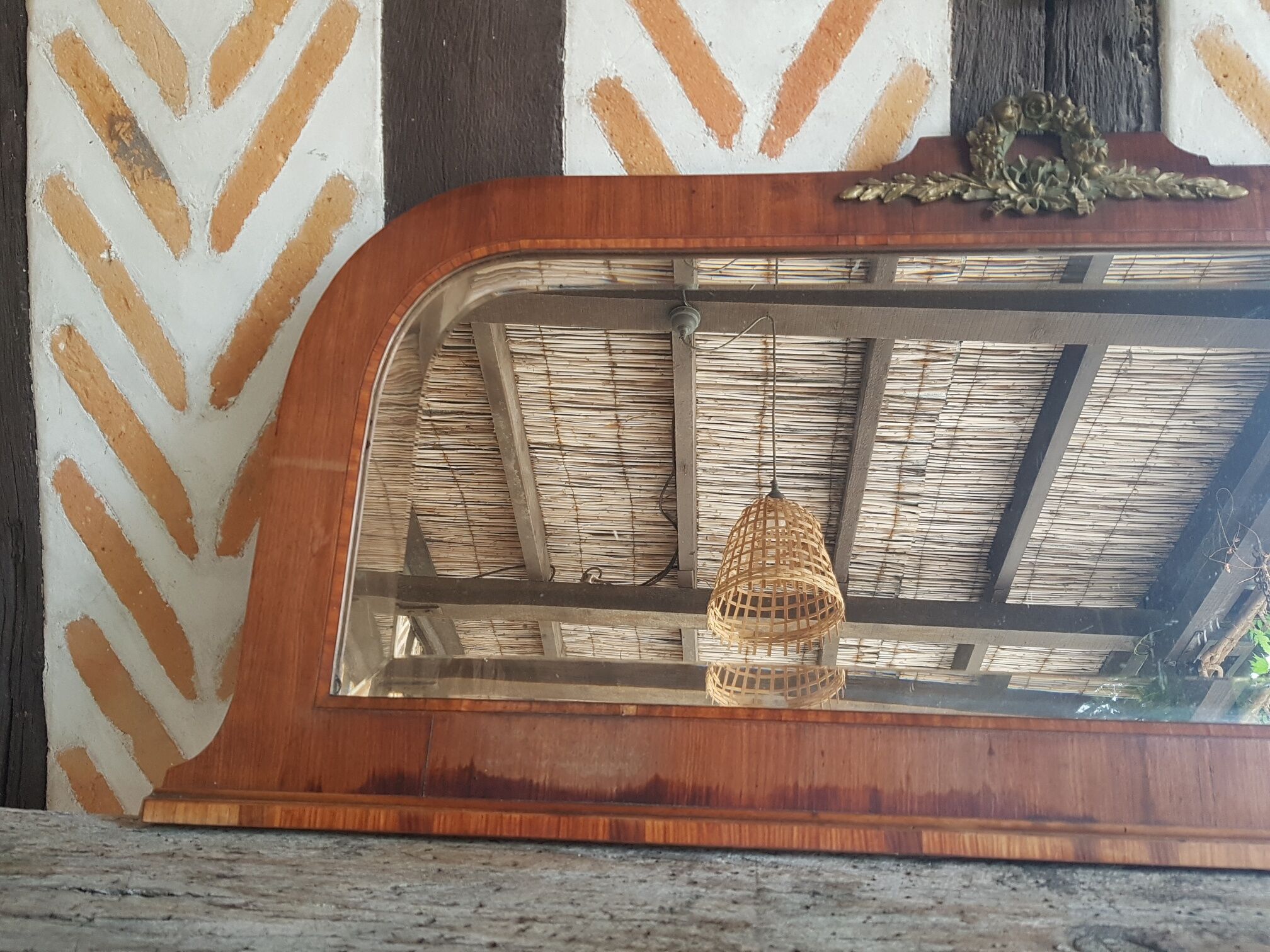 Beveled art deco mirror 1930