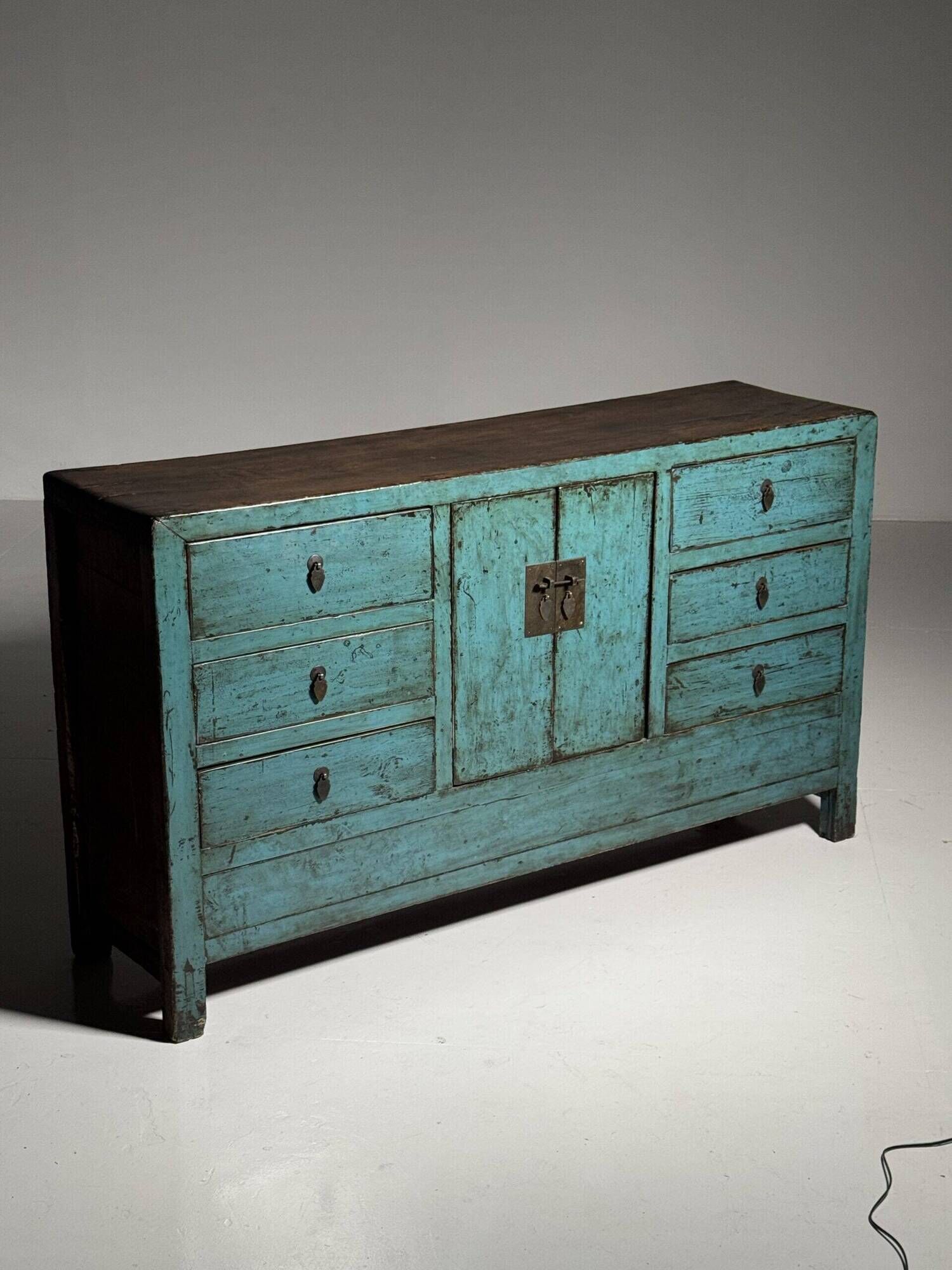 Chinese blue sideboard