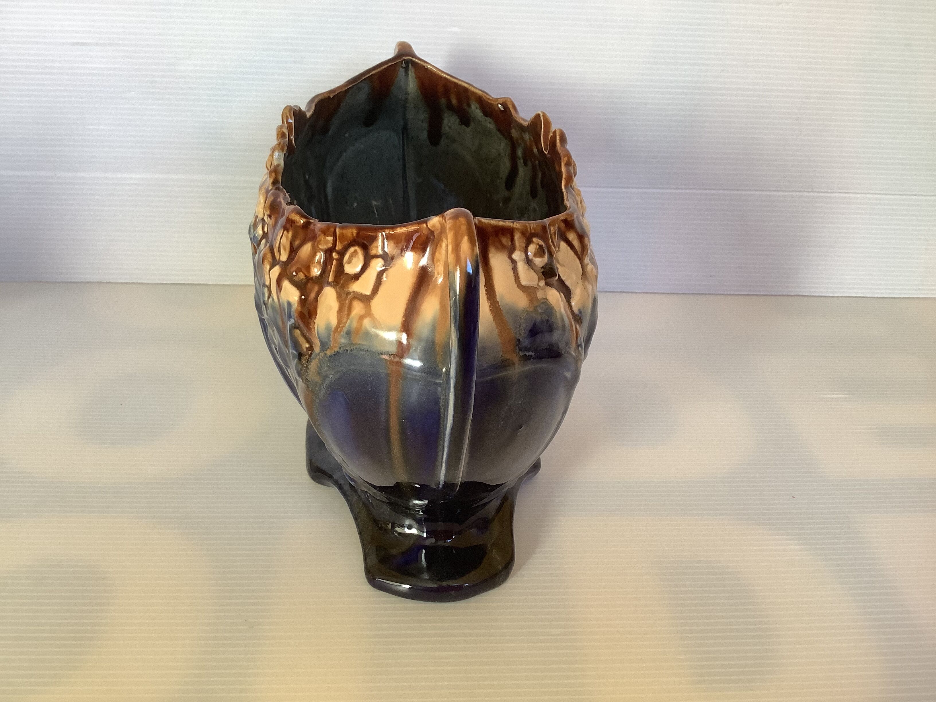 Old earthenware planter vase Belgium