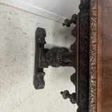 Bureau renaissance en chene sculpté XIX siècle