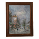 HST “Busy street in winter” by K. NEIL (20th century)