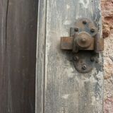 Porte ancienne vitrées en chêne