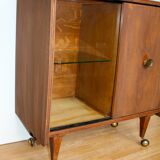 Meuble bar vintage 60's en bois