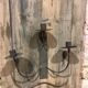 Decorative appliques made from old wood