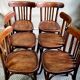 Set 6 chaises bistrot Mahieu années 30/40