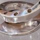 Vintage Silver Plated Horseshoe Candle Holder Equestrian Home Interior Accent