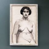 Large drawing from the 20s "Female nude"