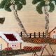 Vintage wall tapestry