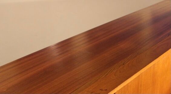 Vintage Scandinavian teak sideboard from the 50s, 60s, 70s