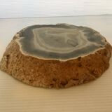 Vide poche cendrier agate bleue