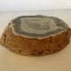 Empty pocket blue agate ashtray