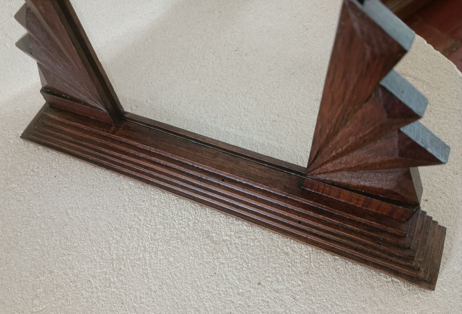 Art deco wooden frame