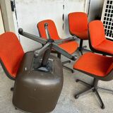 Series of six Comforto edition chairs circa 1980