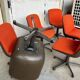 Series of six Comforto edition chairs circa 1980