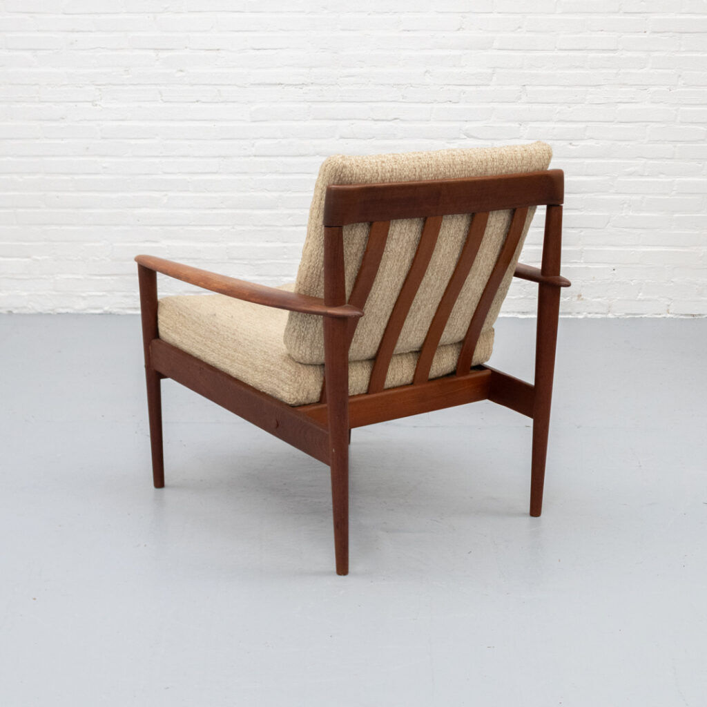 Danish Model PJ56 armchair by Grete Jalk for Poul Jeppesen 1960s