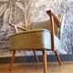 Fauteuil cocktail vintage 1950