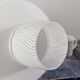 Vintage suspension in electrified white opaline to nine