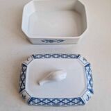 Butter dish Heinrich germany Villeroy and Boch model China blue