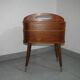 Mid century sewing box with / side table. asystent teak 1960/70s