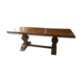 Table de ferme en chêne